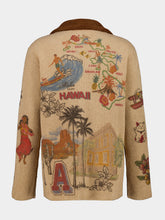 Alanui Camel and Tobacco Decade Shirt