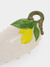 Les Ottomans Lemon Leaf Ceramic Plate