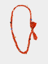 Alanui Red Bandana Cotton Necklace