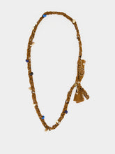 Alanui Brown Bandana Cotton Necklace