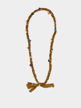 Alanui Brown Bandana Cotton Necklace