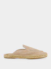 Aurélien Beige Beachside Suede Espadrille Mules
