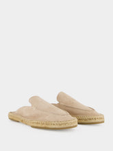 Aurélien Beige Beachside Suede Espadrille Mules