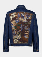 Alanui Blue Medium Wash Hawaii Denim Jacket