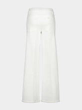 Frame White Le Slim Palazzo Jeans
