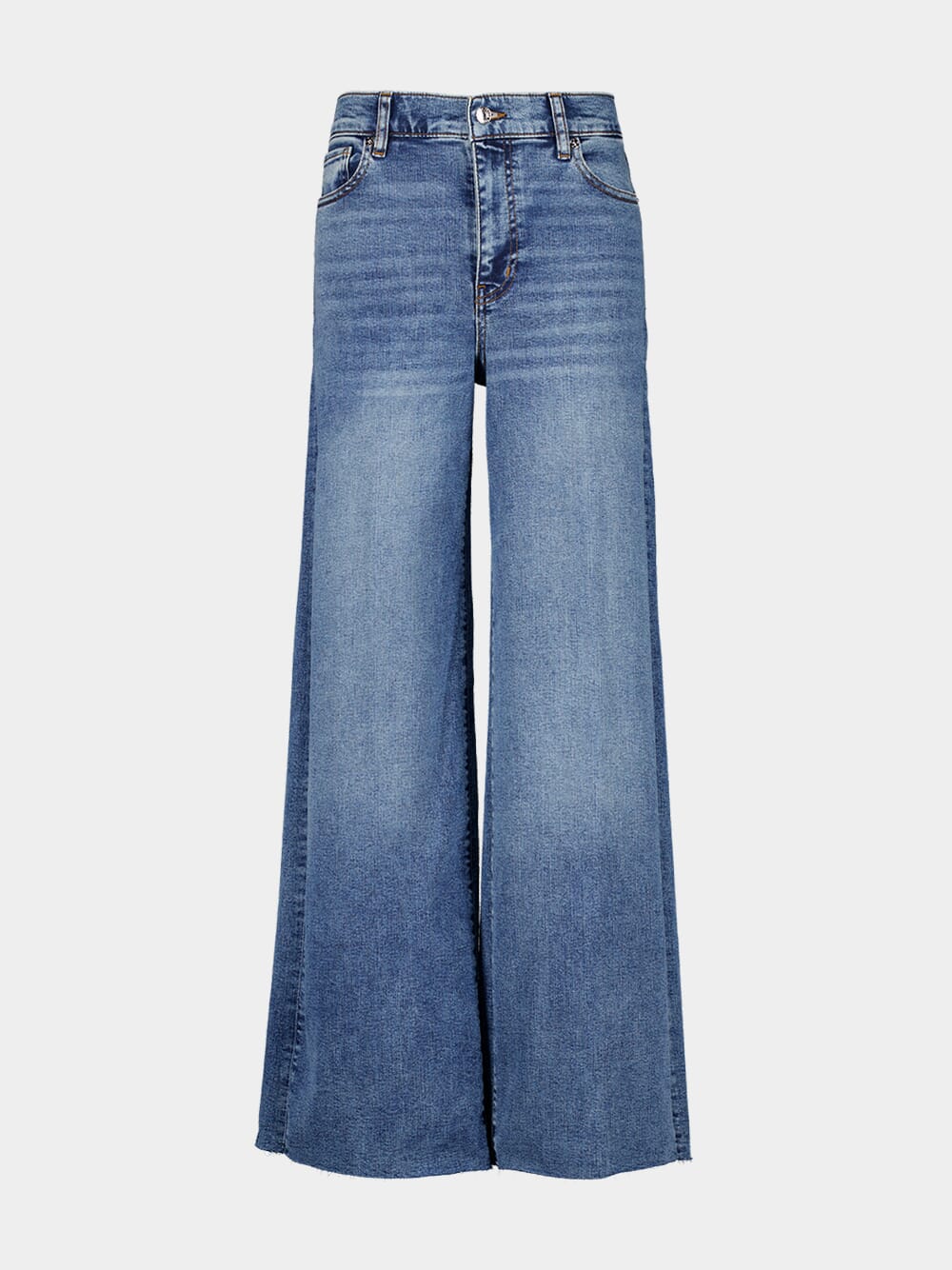 Blue Le Slim Palazzo High-Rise Jeans