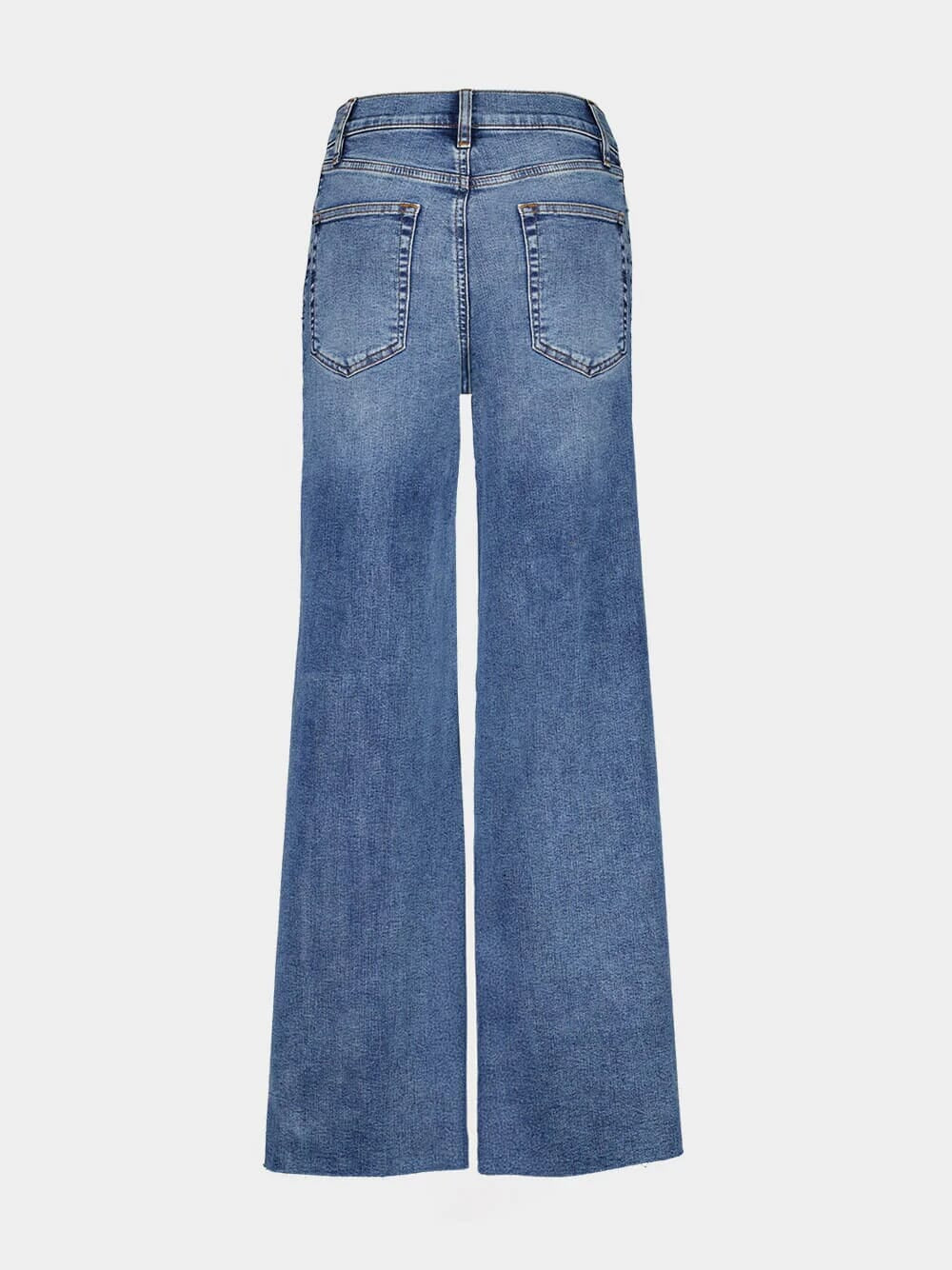 Blue Le Slim Palazzo High-Rise Jeans