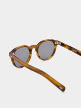 Eyevan 7285 French Tortoise Lubin Round Acetate Sunglasses