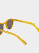 Eyevan Mandarin Orange Lubin-E Oval Sunglasses