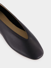 Le Monde Beryl Black Luna Leather Slipper