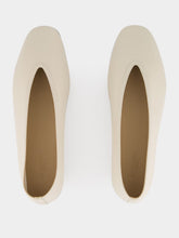 Le Monde Beryl Ecru Luna Leather Slipper