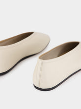 Le Monde Beryl Ecru Luna Leather Slipper