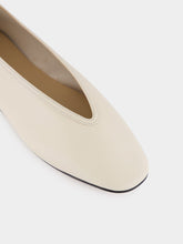 Le Monde Beryl Ecru Luna Leather Slipper