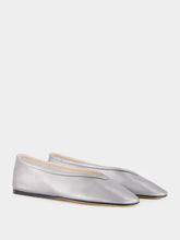 Le Monde Beryl Silver Leather Luna Slipper