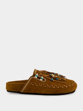 Alanui Tan Suede Journey Mules