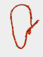 Alanui Red Bandana Shell Necklace