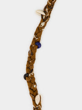 Alanui Tobacco Bandana Shell Necklace