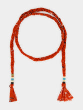 Alanui Red Bandana Belt and Necklace