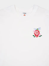 Casablanca White Dragonfly Floral Oversized T-Shirt