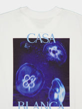 Casablanca White Meduse Sportive Cotton T-Shirt