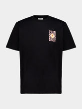 Casablanca Black Hermons Mirage Cotton T-Shirt