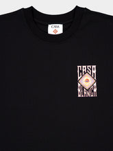 Casablanca Black Hermons Mirage Cotton T-Shirt