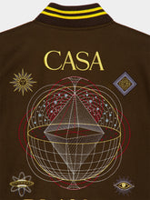 Casablanca Brown Celestial Pyramid Varsity Jacket
