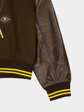 Casablanca Brown Celestial Pyramid Varsity Jacket