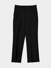Casablanca Black Pleated Straight-Leg Trousers