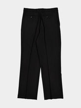 Casablanca Black Pleated Straight-Leg Trousers