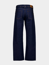Casablanca Indigo Blue Raw Denim Straight-Leg Jeans