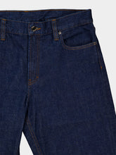 Casablanca Indigo Blue Raw Denim Straight-Leg Jeans