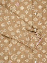 Casablanca Beige Monogram Wool Overshirt