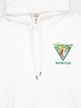 Casablanca White Tennis Club Triangle Hooded Sweatshirt