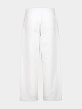 Casablanca White Tennis Club Triangle Cotton Joggers