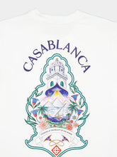Casablanca White Hotel Emblem T-Shirt