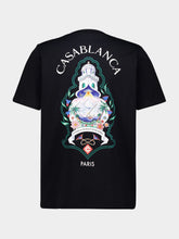 Casablanca Black Hotel Emblem T-Shirt