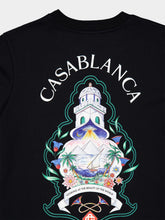 Casablanca Black Hotel Emblem T-Shirt