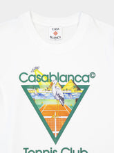 Casablanca White Tennis Club Graphic T-Shirt