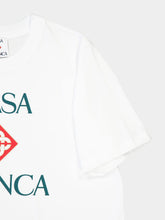 Casablanca White Diamond Logo T-Shirt