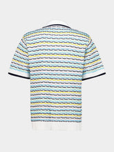 Casablanca Multicolour Crochet Tuck Stitch Shirt