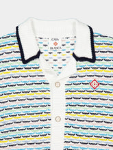 Casablanca Multicolour Crochet Tuck Stitch Shirt