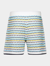 Casablanca Multicolour Crochet Tuck Stitch Shorts