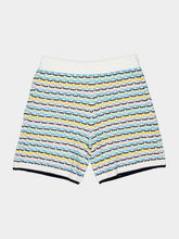 Casablanca Multicolour Crochet Tuck Stitch Shorts