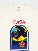 Casablanca Pyramid Abduction Wool Knit Jumper