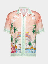 Casablanca Ethereal Silk Cuban Collar Shirt