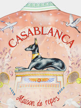 Casablanca Ethereal Silk Cuban Collar Shirt