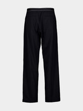 Casablanca Black Wool Sports Trousers