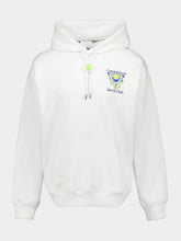 Casablanca White Tennis Club Icon Hooded Sweatshirt