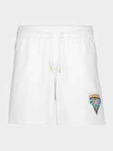 Casablanca White Innocence Triangle Sweatshorts